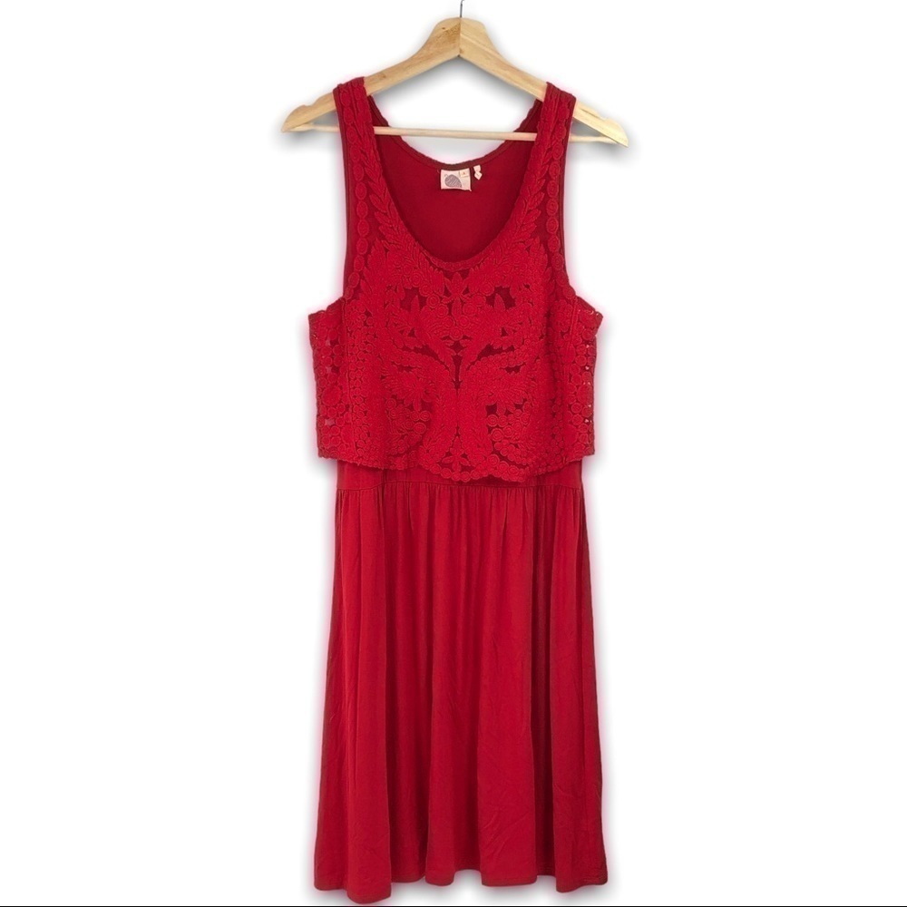 Anthro. Lilka - Geranium Crochet Dress - Small